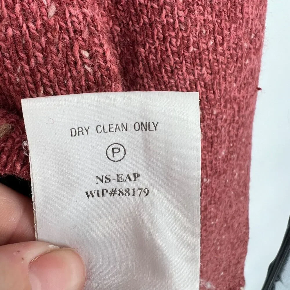 Woolrich Sweater Womens L Wool Mock Neck Hippie Granola Heritage Outdoor Folk - Picture 10 of 11